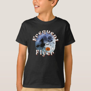 T-shirt Broomstick pour sorcière Halloween Circulaire fréq
