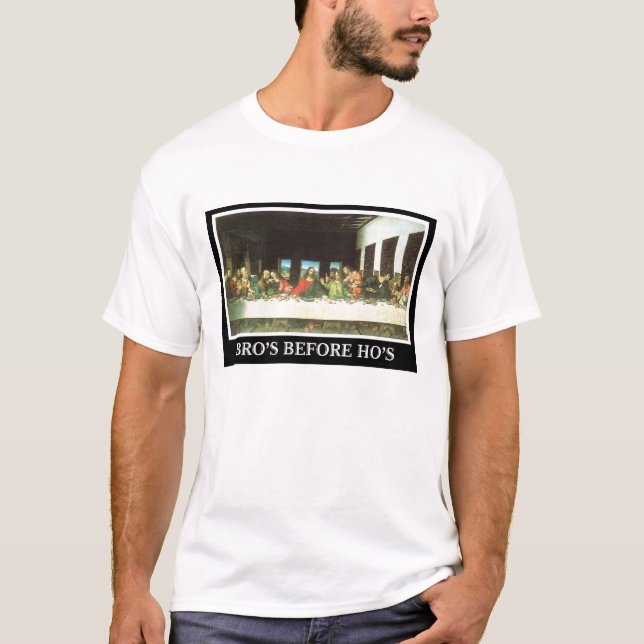 T-shirt Bros avant Hos, le dernier dîner (Devant)