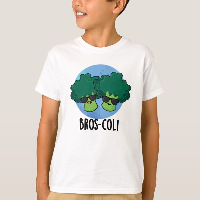 T-shirt Bros-coli Fantaisie Veggie Brocoli Pun (Devant)