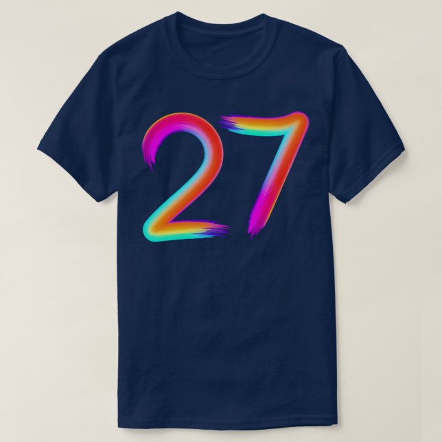 T-shirt Brossé 25 (Design devant)