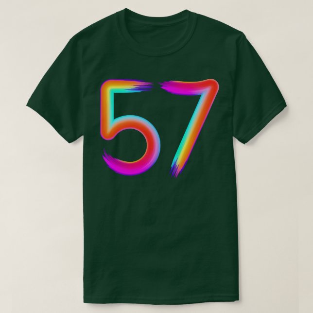 T-shirt brossé 54 (Design devant)