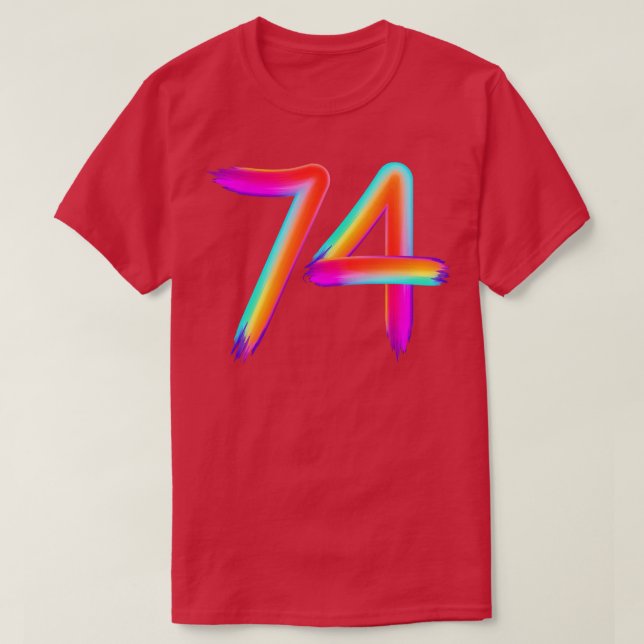 T-shirt brossé 71 (Design devant)