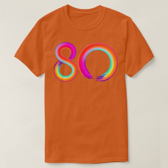 T-shirt brossé 8 (Design devant)