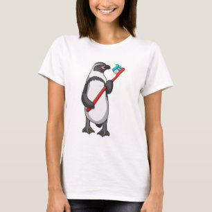 T-shirt Brosse à dent de pingouin