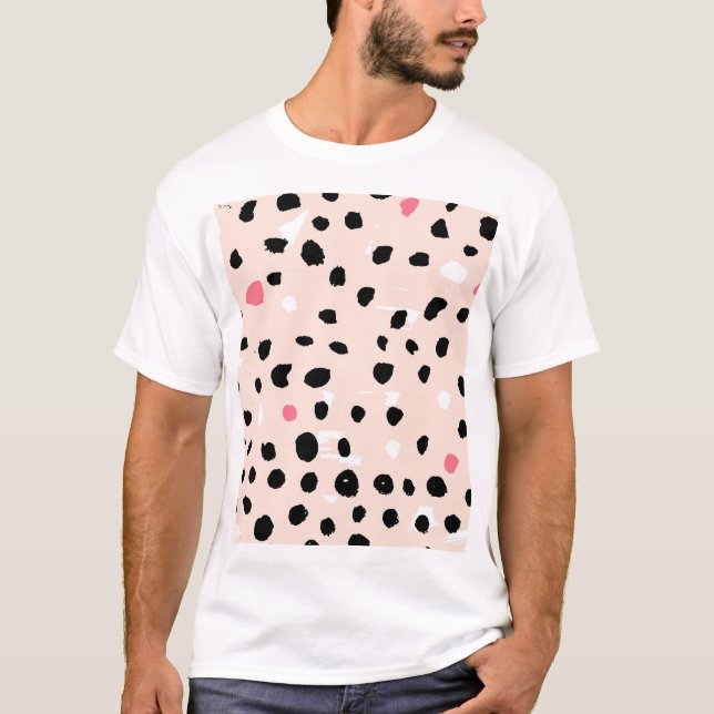 T-shirt Brosse à encre : Texture artistique (Devant)