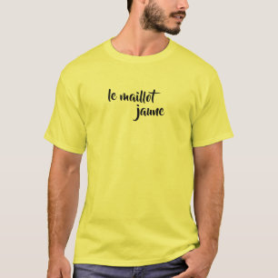 T-shirt Brosse Le Maillot Jaune Jaune Jersey Jaune Brosse