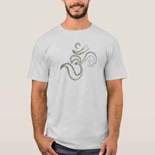 T-shirt brossé Om