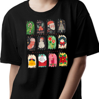 T-shirt Brosse vintage en détresse "Joyeux Noël"