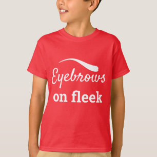 T-shirt Brosses blanches sur Fleek Style Flawy Flawless, Z