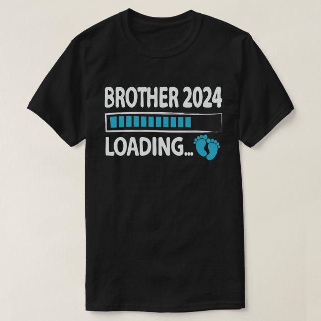 T-shirt Brother 2024 Chargement Funny Futur Frère à être (Design devant)