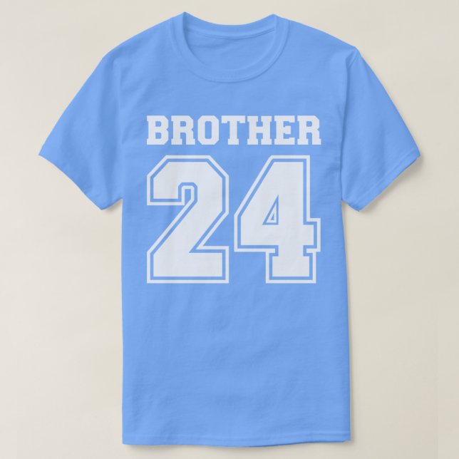 T-shirt Brother 2024 pour nouveau frère (Design devant)