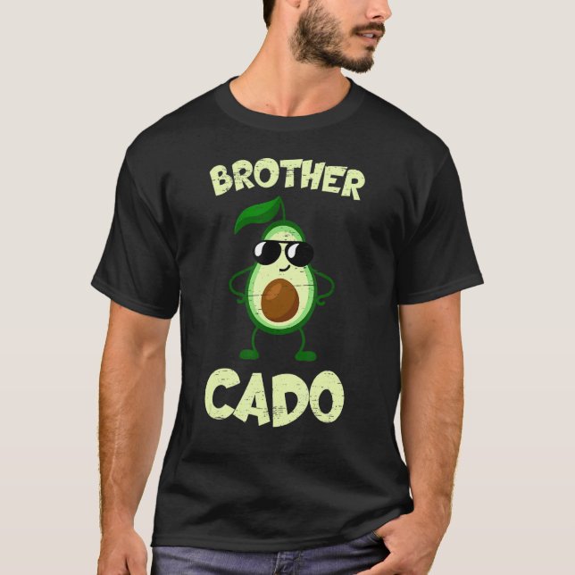 T-shirt Brother Cado Guacamole Vegan and Vegetarian (Devant)