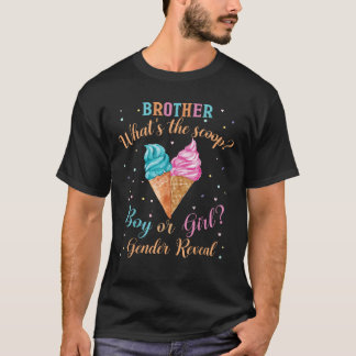 T-shirt Brother Crème Glace Whats The Scoop Genre Reveal M