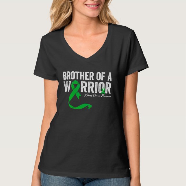 T-shirt brother of a Warrior Kidney Disease Awareness (Devant)