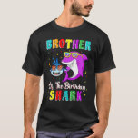 T-shirt Brother Of Shark Birthday Family Birthday Litt<br><div class="desc">Frère Du Requin Anniversaire Famille Anniversaire Petit Frère 1.</div>