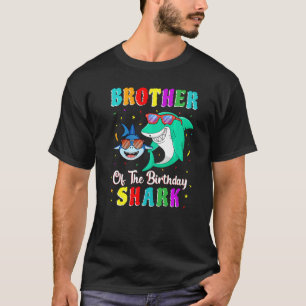 T-shirt Brother Of Shark Birthday Family Birthday Litt