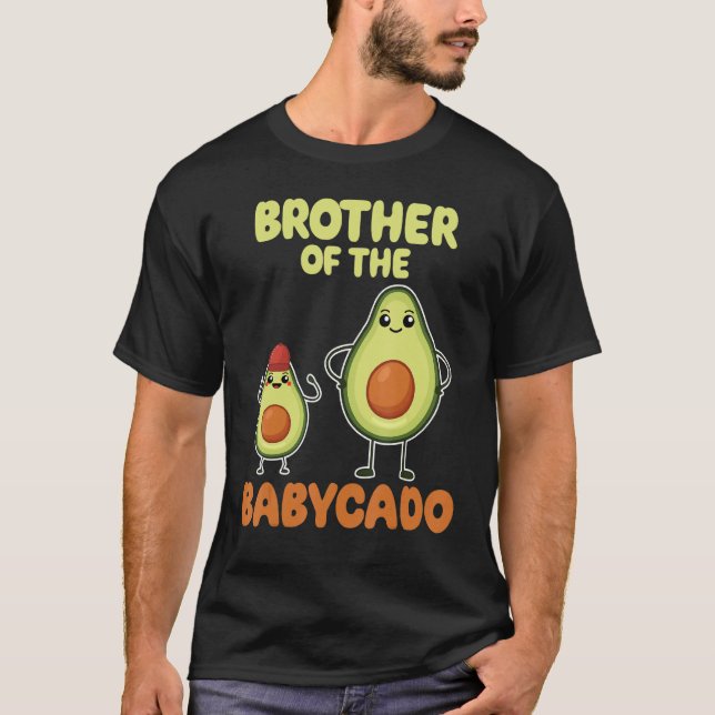 T-shirt Brother Of The Babycado Avocado Cute Family Pregna (Devant)