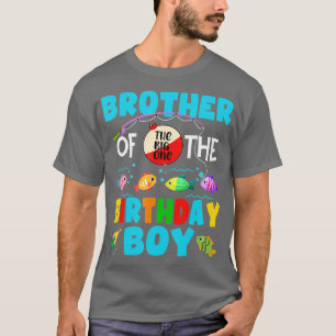 T-shirt Brother Of The Big One Birthday Boy oddler Big One