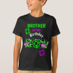 T-shirt Brother of the Birthday Boy Laser tag chemise<br><div class="desc">Célébrez l'anniversaire avec ce t-shirt spécial,  design spécial et personnalisé</div>