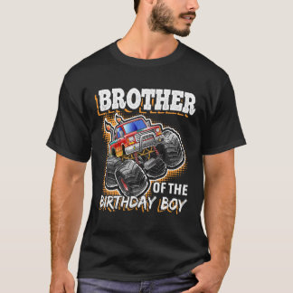 T-shirt Brother of the Birthday Boy Monster Truck Birthday