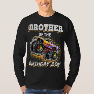 T-shirt Brother of the Birthday Boy Monster Truck Birthday