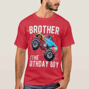 T-shirt Brother Of The Birthday Boy Monster Truck Family