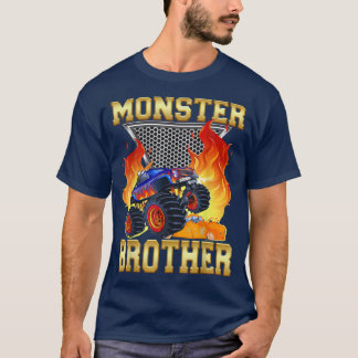 T-shirt Brother of the Birthday Boy Monster Truck Matching