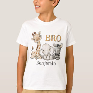 T-shirt Brother of the Birthday Boy Safari Birthday