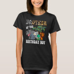 T-shirt Brother of the Birthday Boy Zoo Anniversaire Safar<br><div class="desc">Brother of the Birthday Boy Zoo Anniversaire Safari Celebration</div>