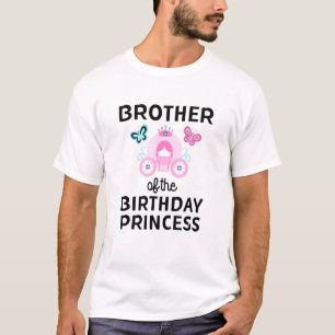 T-shirt Brother Of The Birthday Princess Fairy Tale Girl P