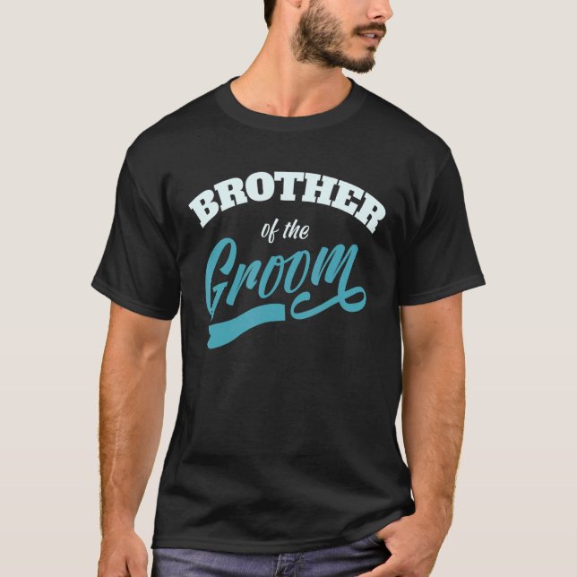 T-shirt Brother Of The Groom Wedding Party (Devant)