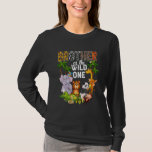 T-shirt Brother Of The Wild One Birthday Safari Jungle Zoo<br><div class="desc">Brother Of The Wild One Birthday Safari Jungle Zoo Anniversaire</div>