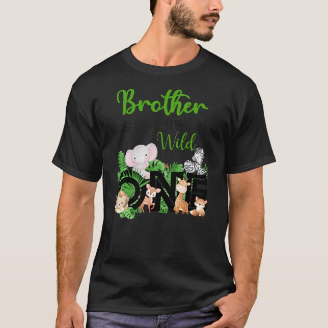 T-shirt Brother of The Wild One  Zoo's Happy Birthday Jung (Devant)