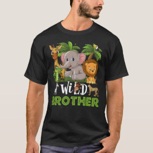 T-shirt Brother Of The Wild Zoo Anniversaire Safari Jungle