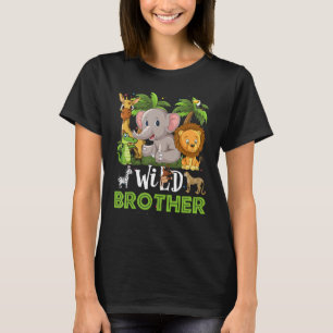 T-shirt Brother Of The Wild Zoo Anniversaire Safari Jungle