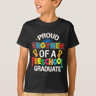 T-shirt Brother Preschool Diplômé Dernier Jour De L'École