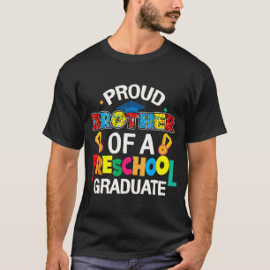 T-shirt Brother Preschool Diplômé Dernier Jour De L'École 