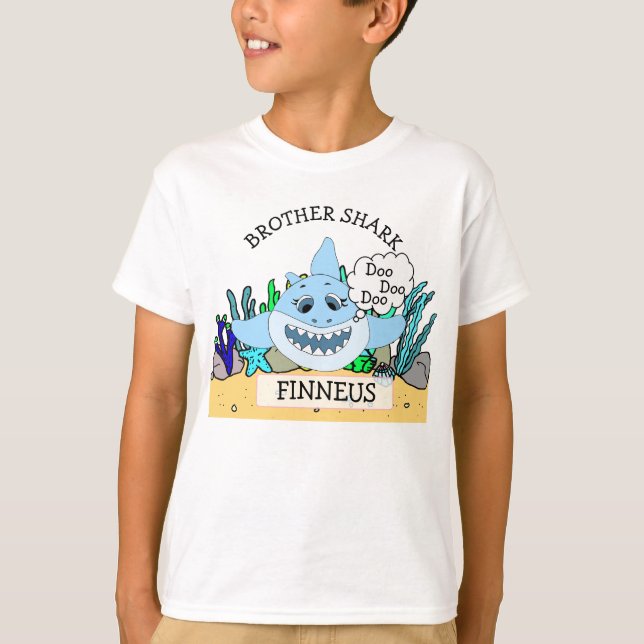 T-shirt Brother Shark (Devant)