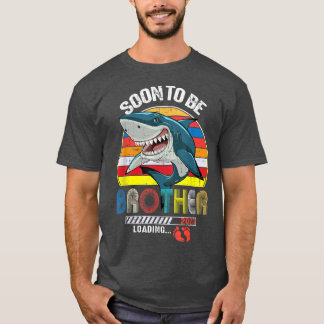 T-shirt Brother Shark Fête des pères Bientôt être Brother 