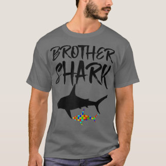 T-shirt Brother Shark Tee s Drôle Femmes Sharks Tee Brothe