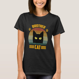 T-shirt Brother vintage Style Chat Brother Retro 1