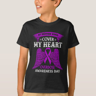 T-shirt Brother Wings Couvre Mon Coeur Supérieur Da