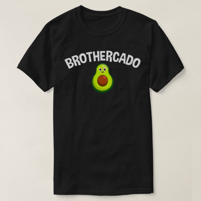 T-shirt Brothercado Funny Avocado Brother Sibilings banana (Design devant)