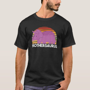 T-shirt Brothersaurus Boys Rex Dinosaur Lover Frère Fami