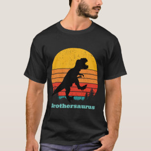 T-shirt Brothersaurus rétro Sunset