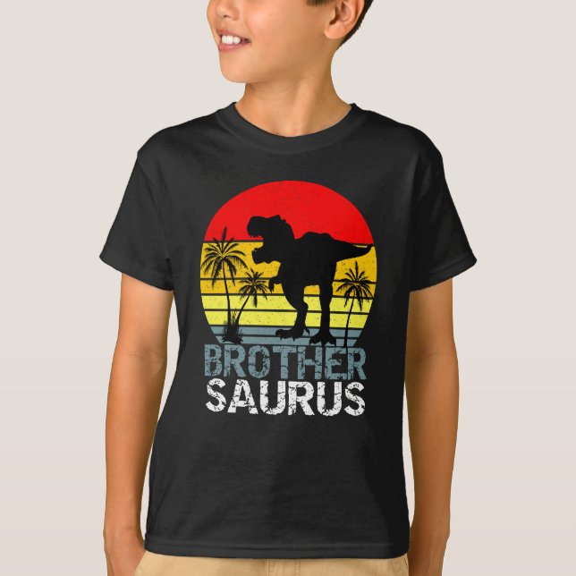 T-shirt Brothersaurus T Rex Dinosaur (Devant)