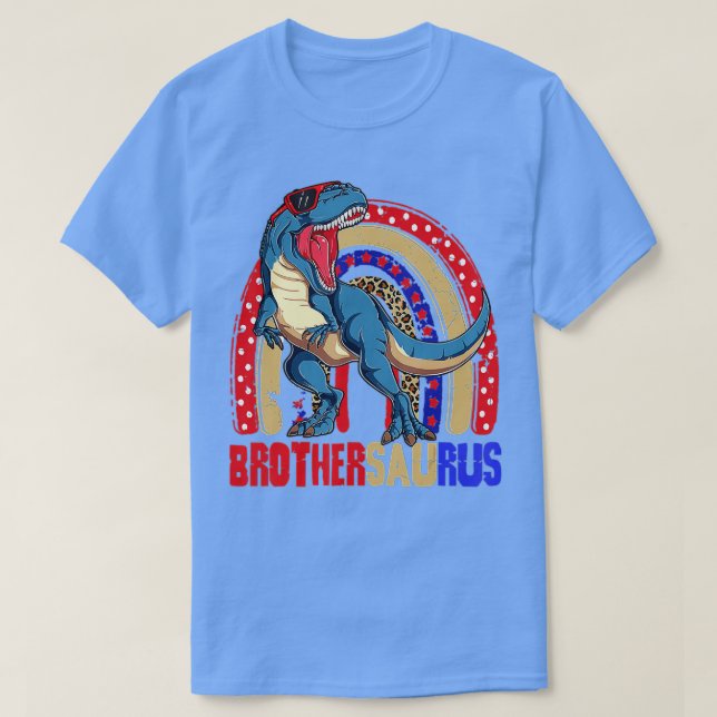 T-shirt Brothersaurus T Rex Dinosaur Brother Famille Sauru (Design devant)