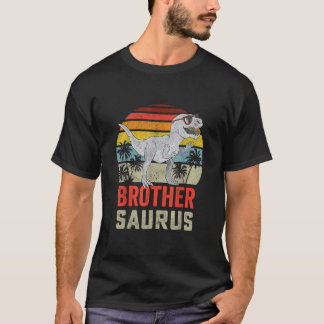 T-shirt Brothersaurus T Rex Dinosaur Brother Famille Sauru