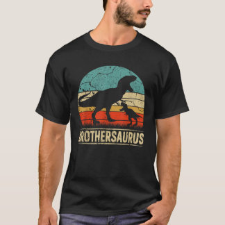 T-shirt Brothersaurus T Rex Dinosaur Brother Famille Sauru
