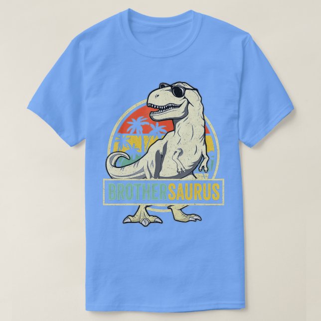 T-shirt Brothersaurus T Rex Dinosaur Brother Famille Sauru (Design devant)